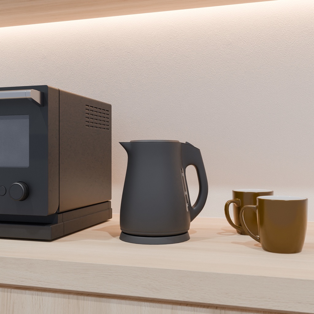 モダンな家電セット【3Dモデル】