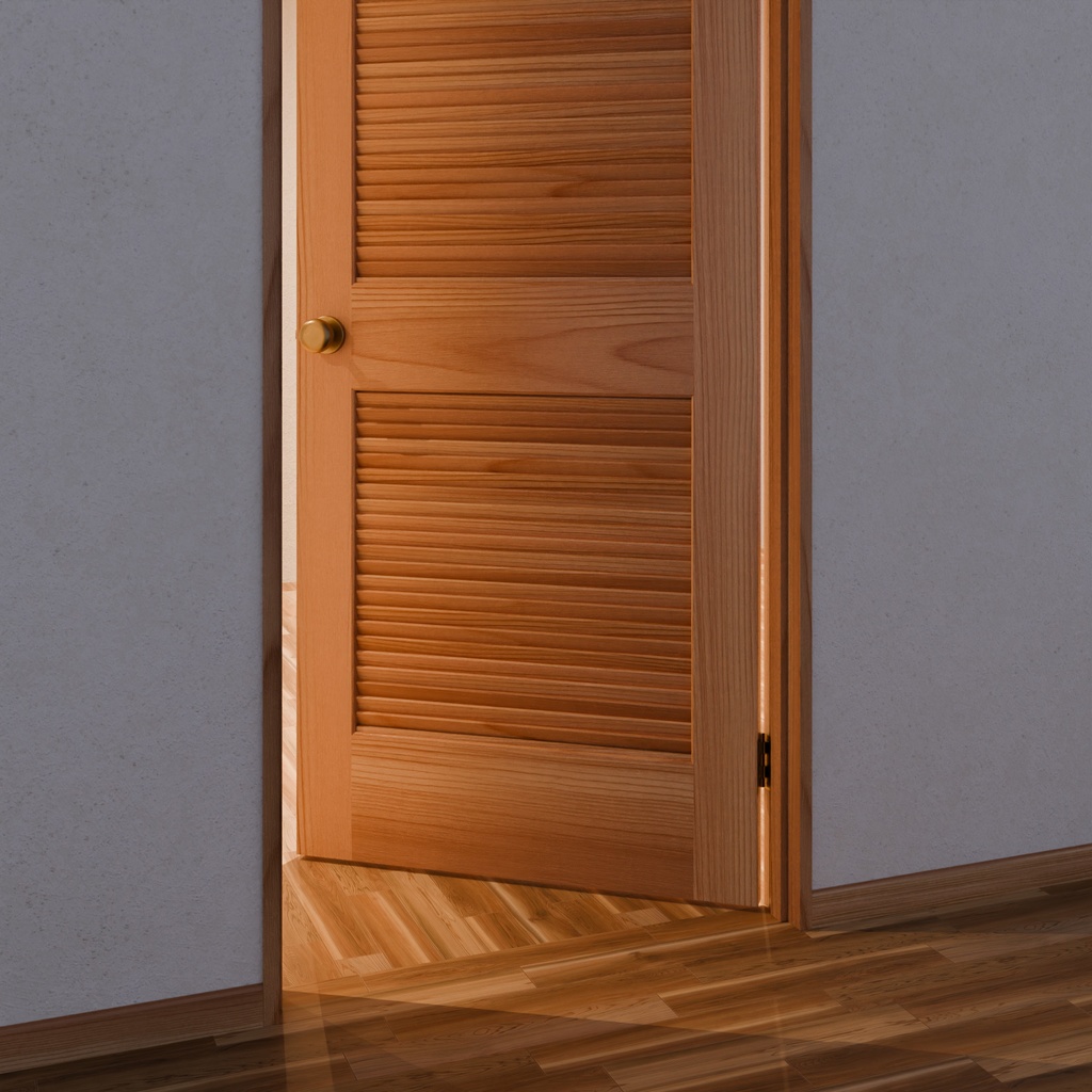 アンティークなドア【3Dモデル】Antique Door