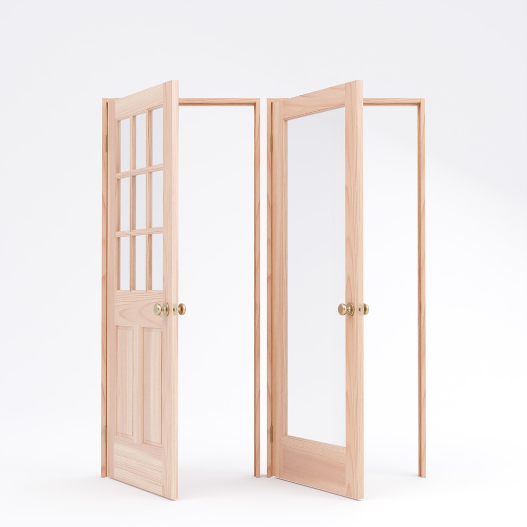 アンティークなドア【3Dモデル】Antique Door