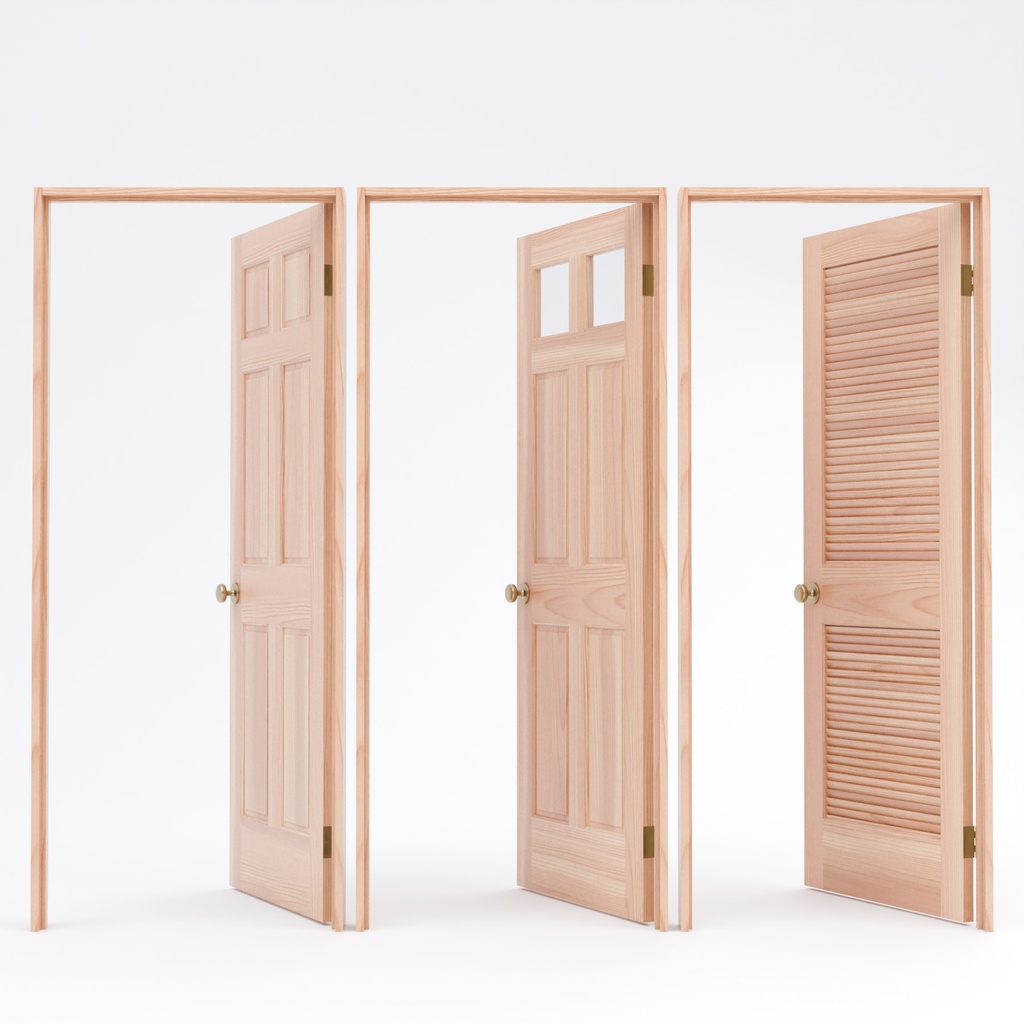 アンティークなドア【3Dモデル】Antique Door