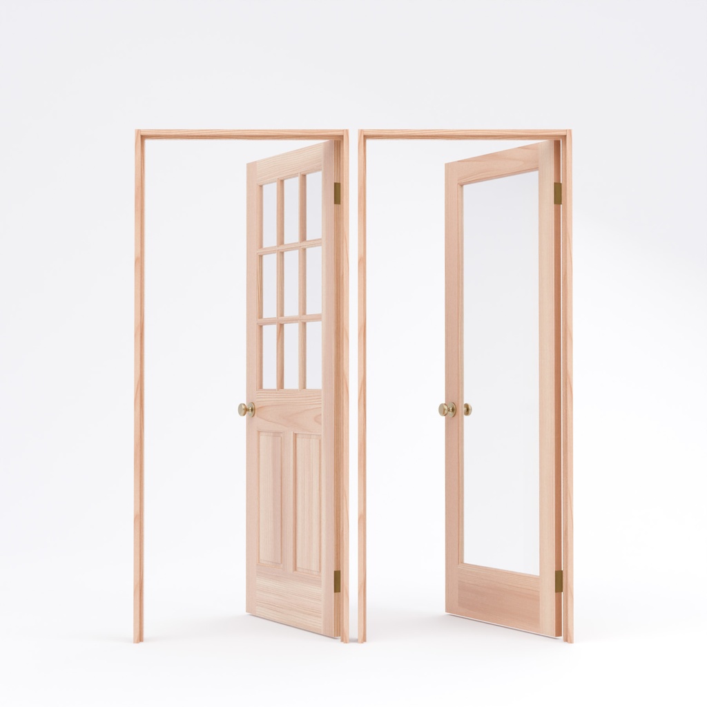 アンティークなドア【3Dモデル】Antique Door