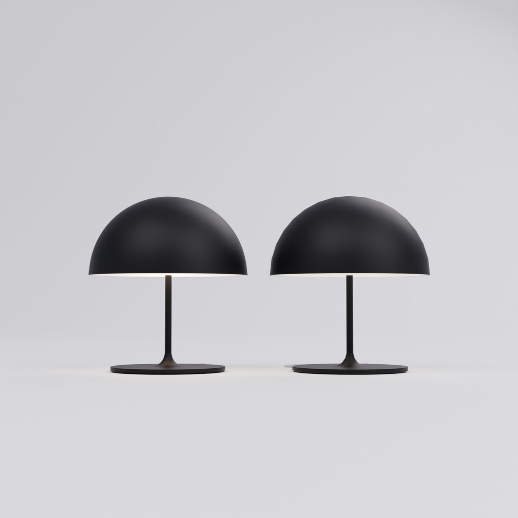 モダンなテーブルランプとフロアライト【3Dモデル】Modern Table Lamp & Floor Lamp