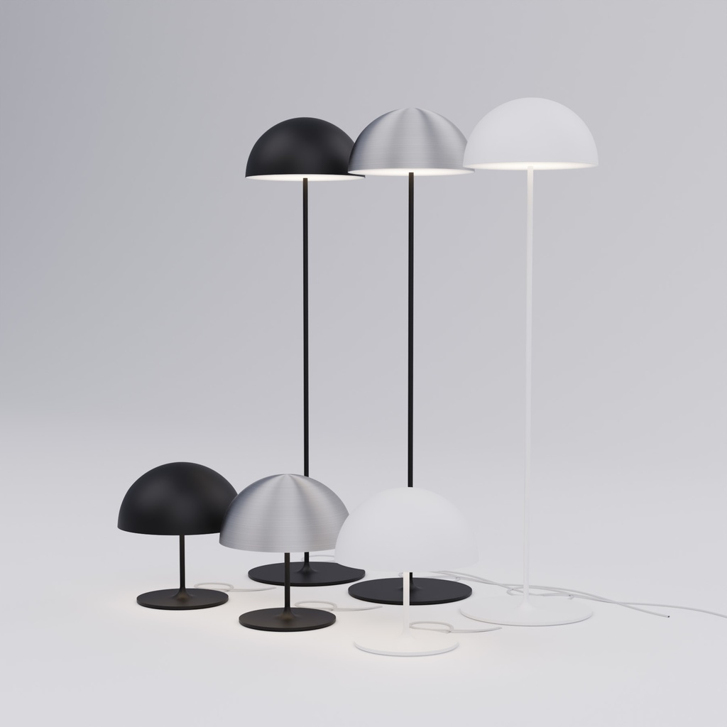 モダンなテーブルランプとフロアライト【3Dモデル】Modern Table Lamp & Floor Lamp