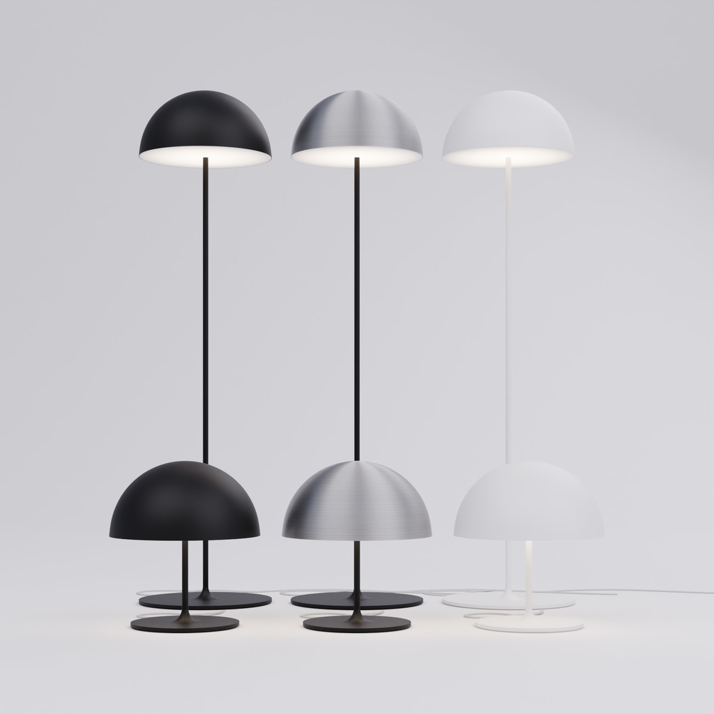 モダンなテーブルランプとフロアライト【3Dモデル】Modern Table Lamp & Floor Lamp