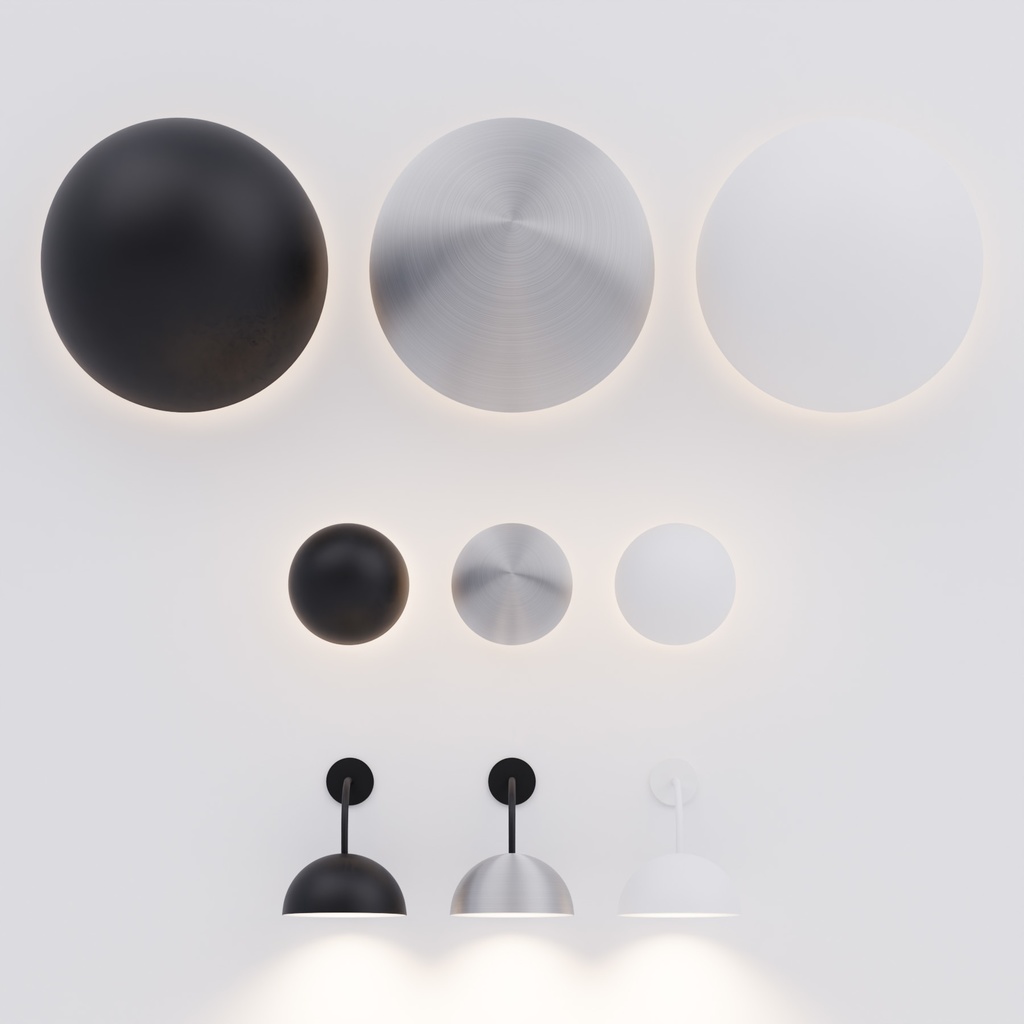 モダンな照明セット【3Dモデル】Modern Lighting Set