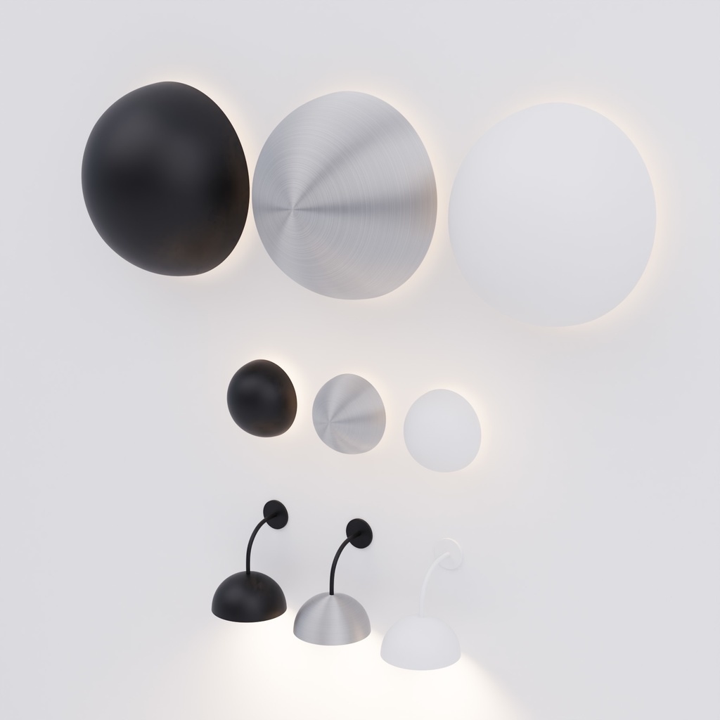 モダンな照明セット【3Dモデル】Modern Lighting Set