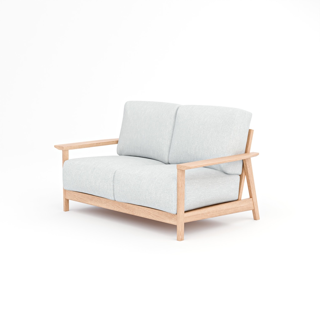シンプルなソファー【3Dモデル】Simple Wooden Frame Sofa