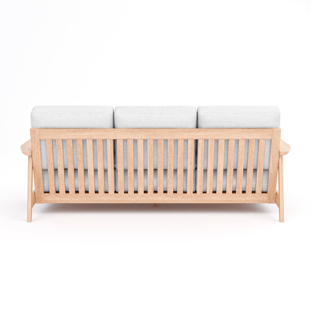シンプルなソファー【3Dモデル】Simple Wooden Frame Sofa