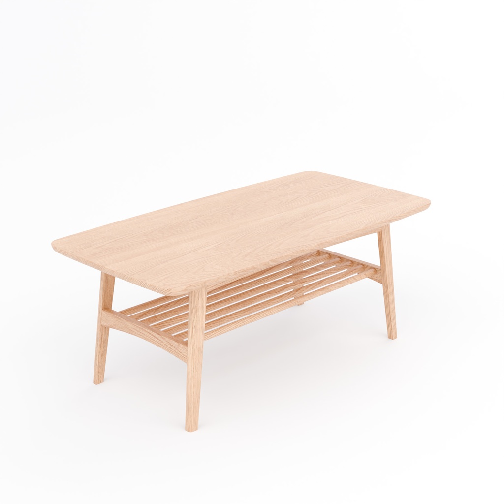 ローテーブルとカーペット【3Dモデル】Coffee Table & Rug Set
