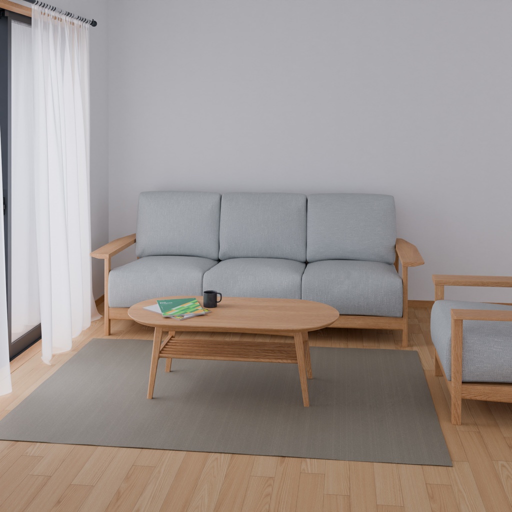 シンプルなリビングセット【3Dモデル】Simple Living Room Set