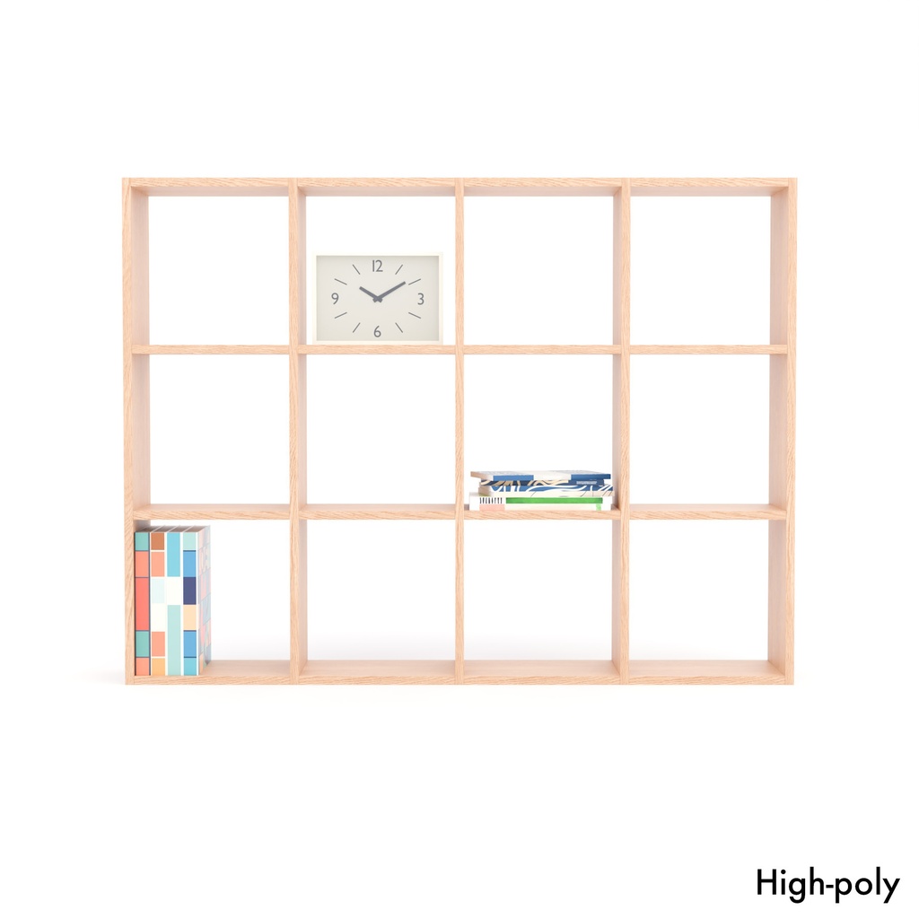 オープンシェルフ【3Dモデル】Open Shelving Unit