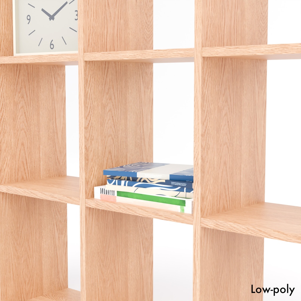 オープンシェルフ【3Dモデル】Open Shelving Unit