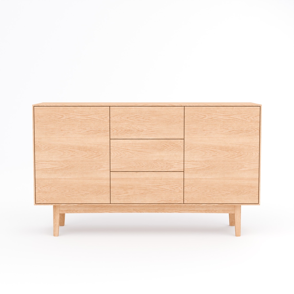 サイドボード【3Dモデル】Wooden Sideboard