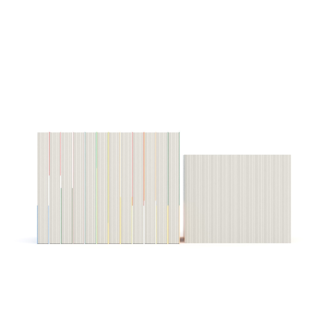 本棚【3Dモデル】Wooden Bookshelf