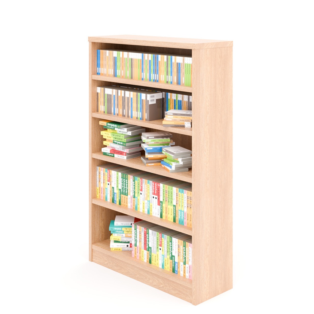 本棚【3Dモデル】Wooden Bookshelf