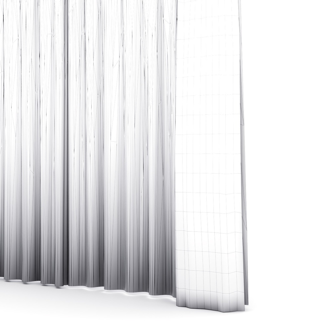 カーテン【3Dモデル】Curtain