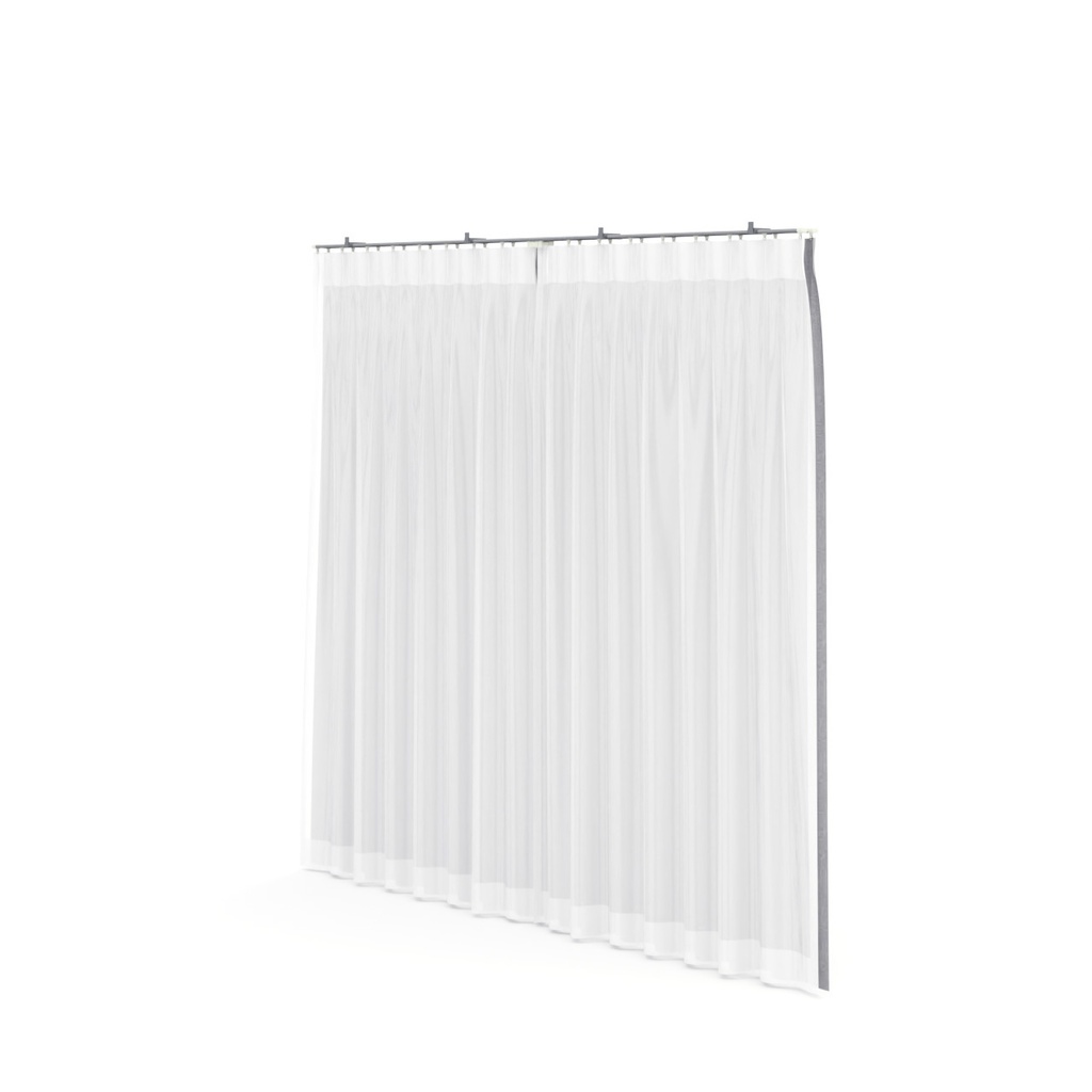 窓とカーテンセット【3Dモデル】Window & Curtain Set