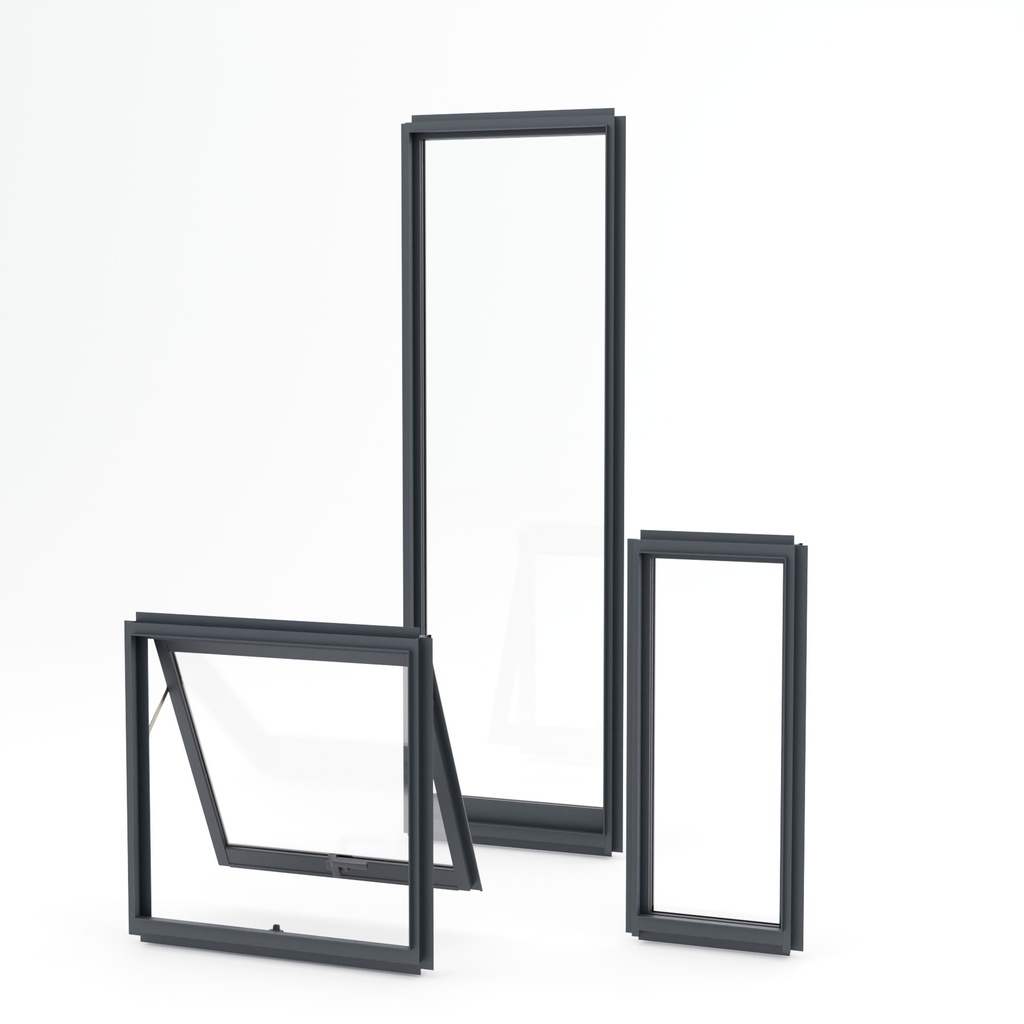 窓とカーテンセット【3Dモデル】Window & Curtain Set