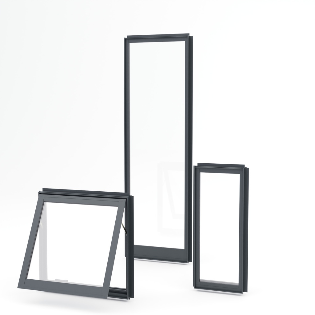窓とカーテンセット【3Dモデル】Window & Curtain Set