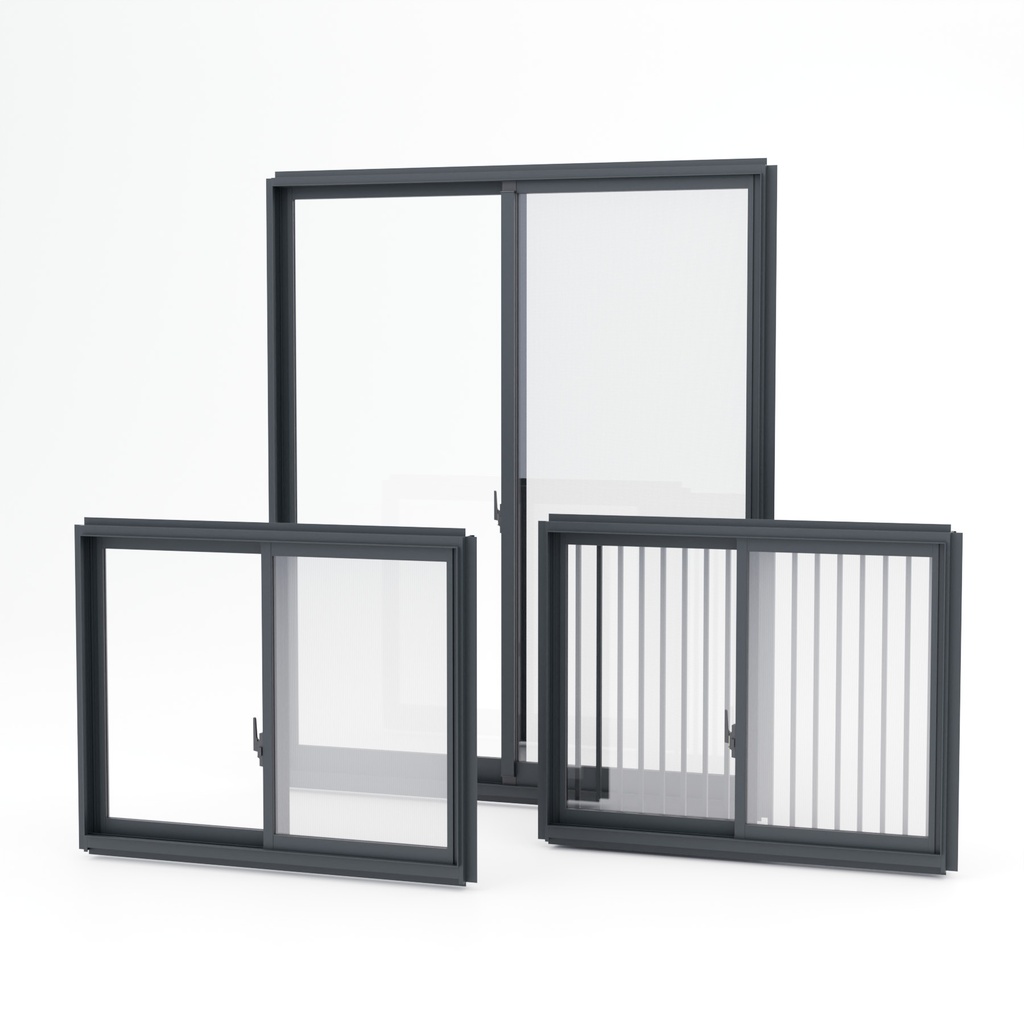 窓とカーテンセット【3Dモデル】Window & Curtain Set