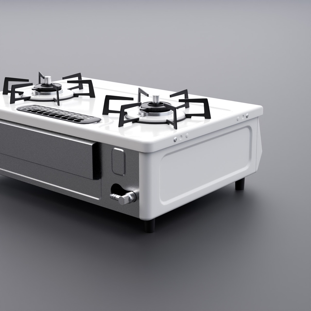 ガスコンロ【3Dモデル】gas stove