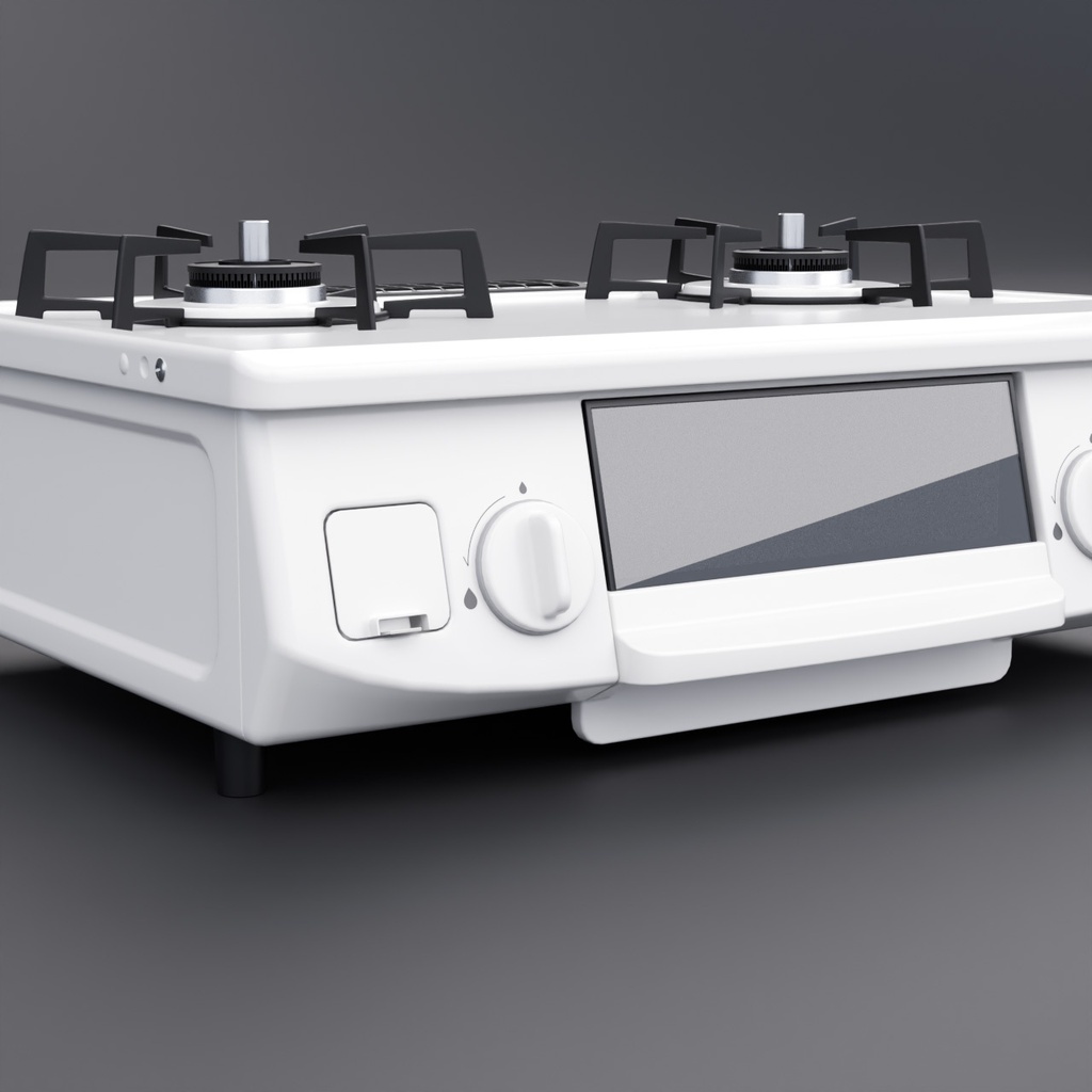ガスコンロ【3Dモデル】gas stove