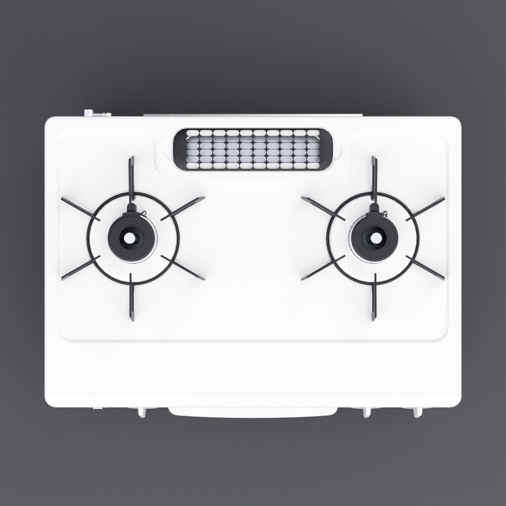 ガスコンロ【3Dモデル】gas stove