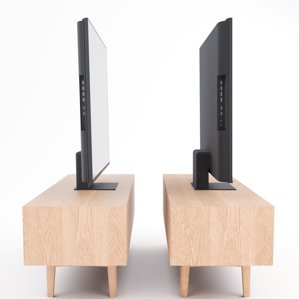 TVボードとTV【3Dモデル】TV & TV Stand
