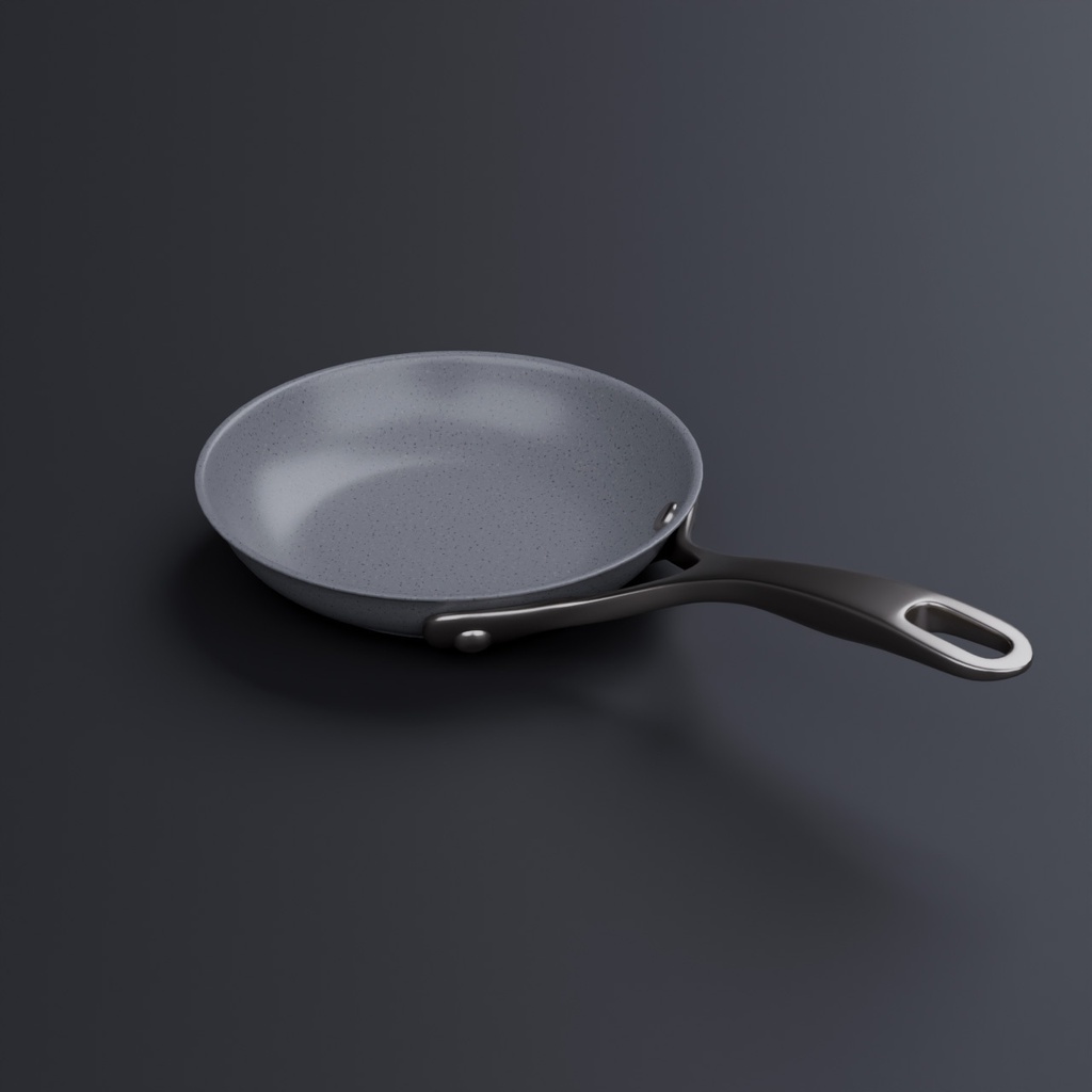 フライパンと鍋【3Dモデル】Frying Pan & Pot