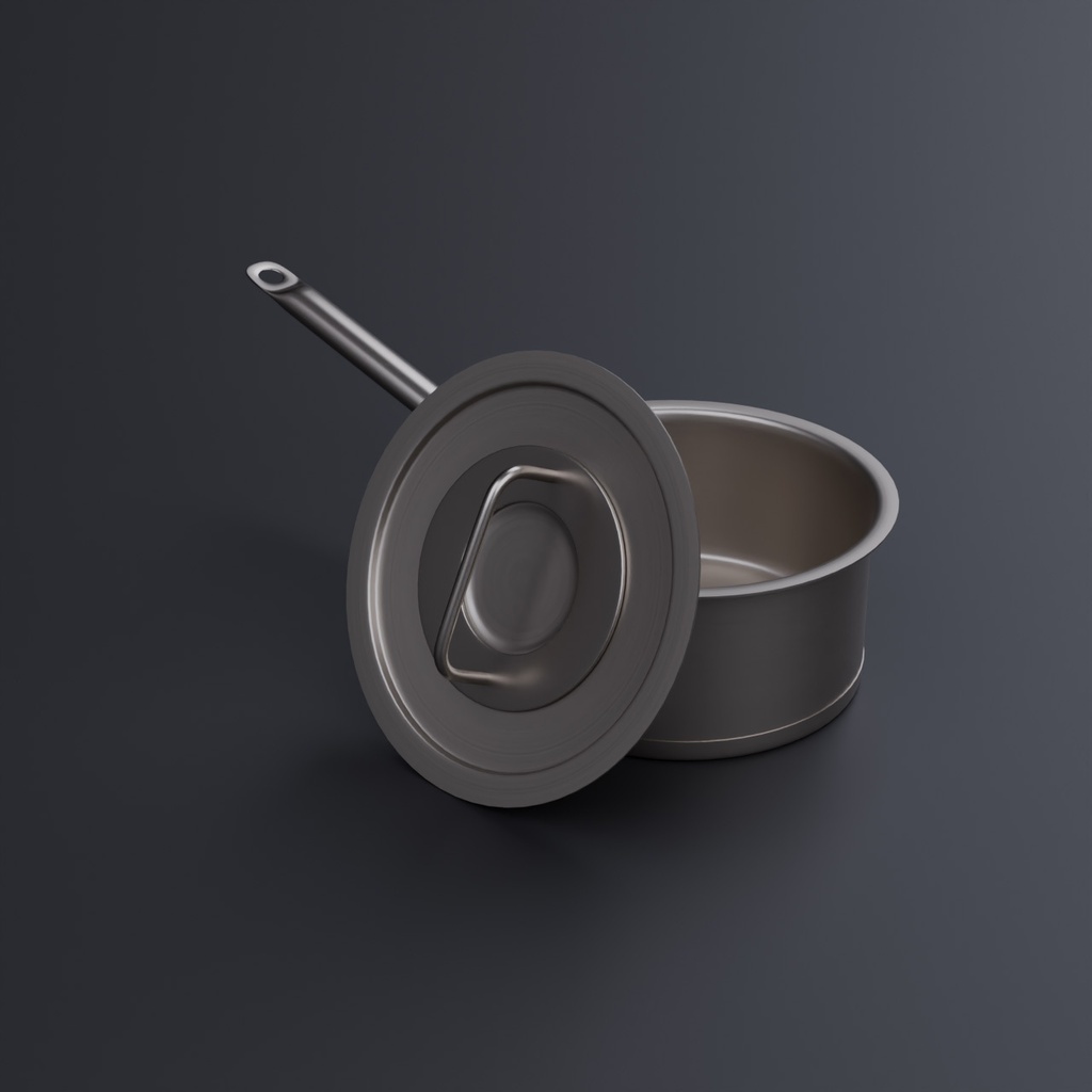 団地キッチンセット【3Dモデル】Kitchen Set