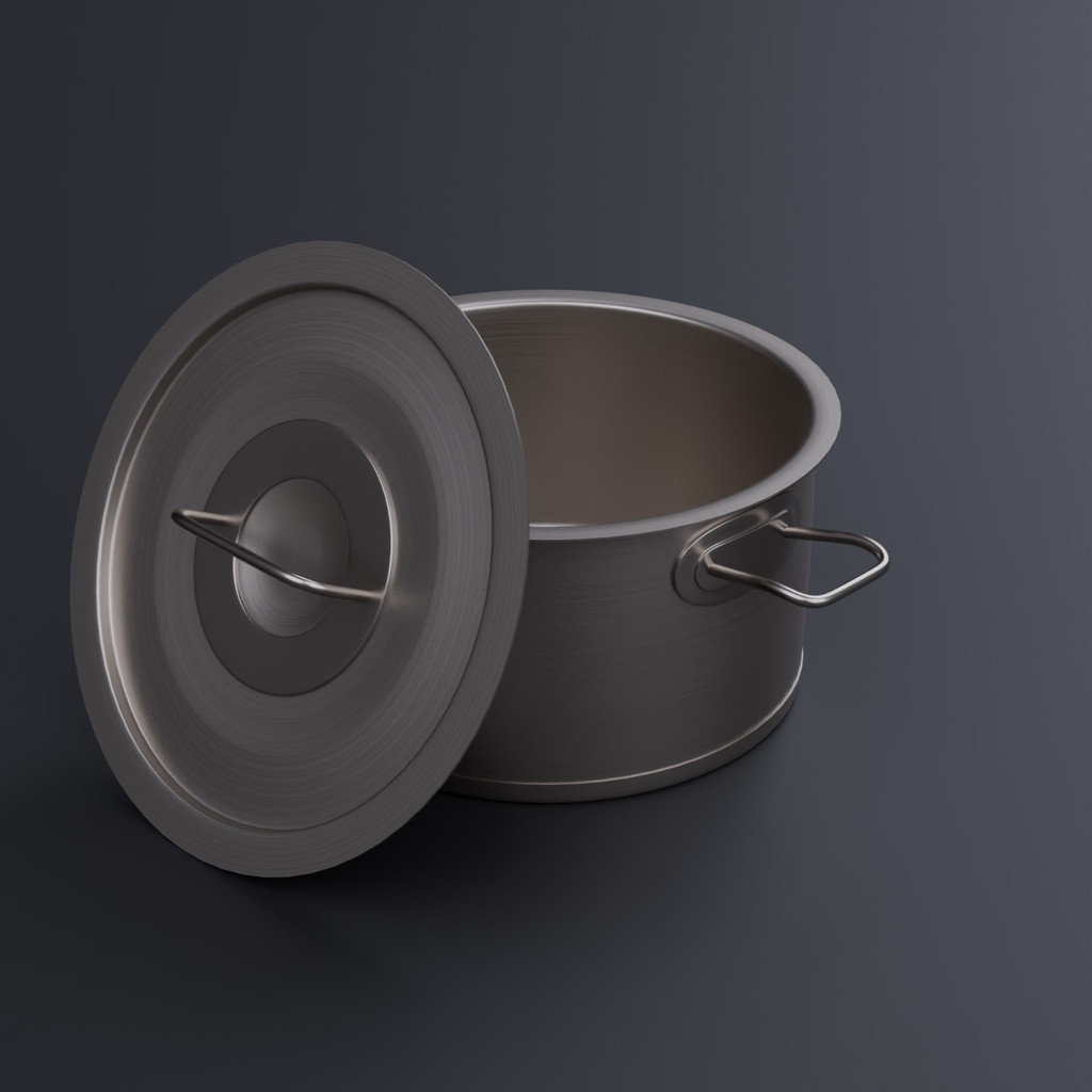 団地キッチンセット【3Dモデル】Kitchen Set