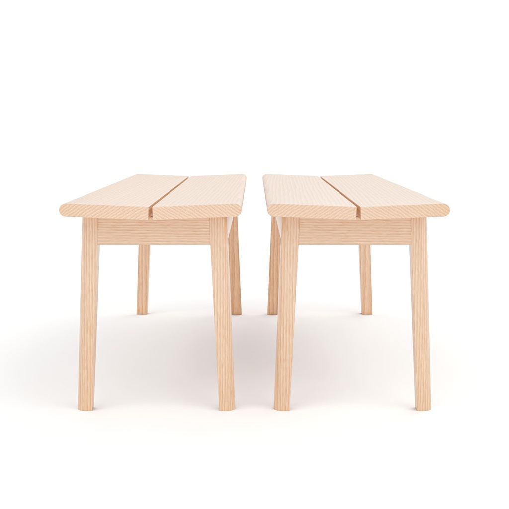 ダイニングテーブルとダイニングチェア、ベンチ【3Dモデル】Dining Table & Chairs with Bench