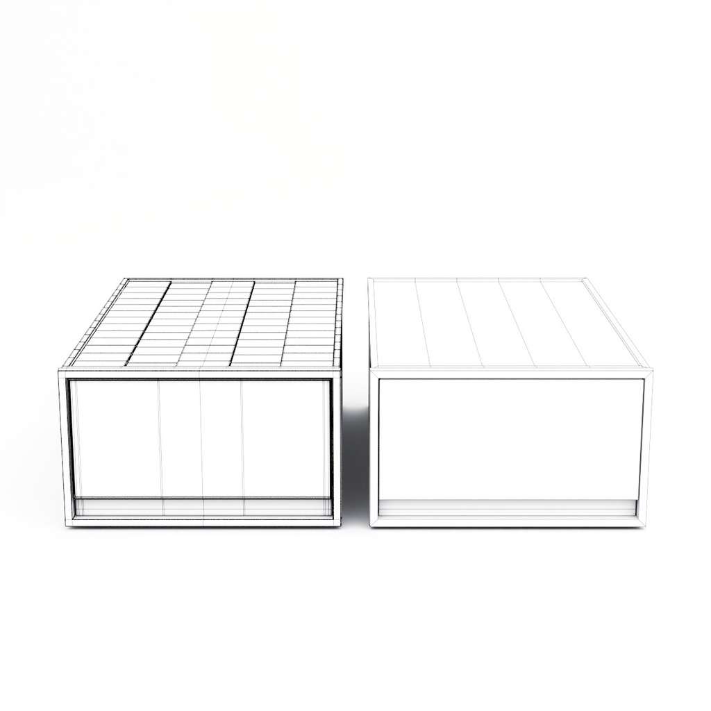 押入れ収納【3Dモデル】closet storage box