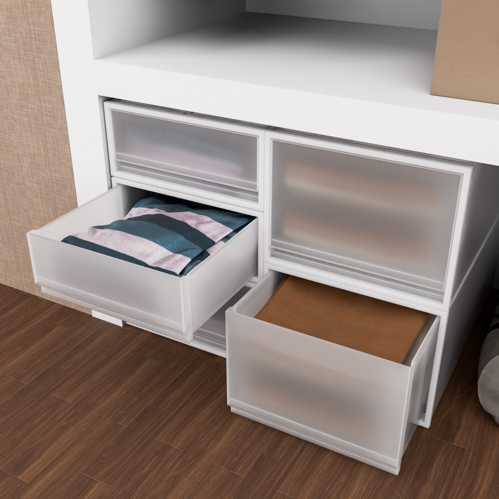 押入れ収納【3Dモデル】closet storage box