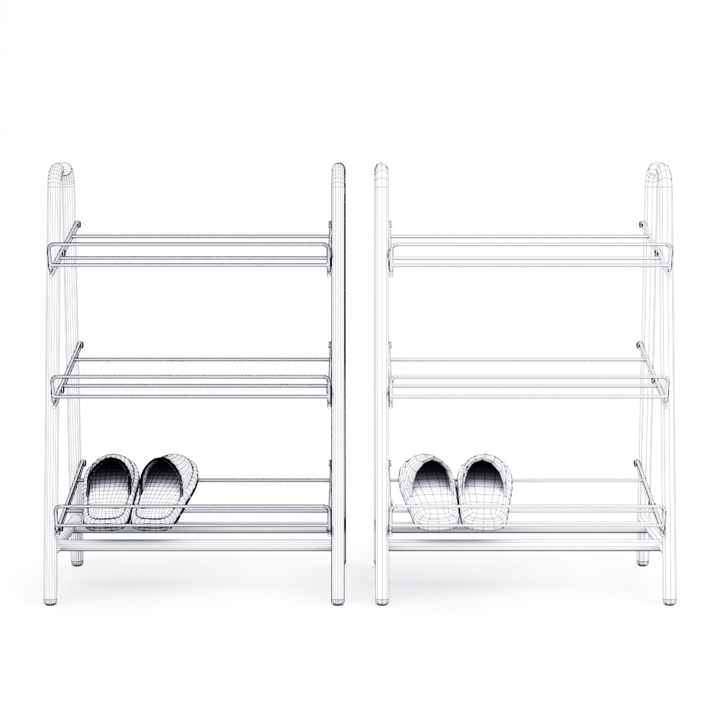 シューズラック【3Dモデル】Shoe rack