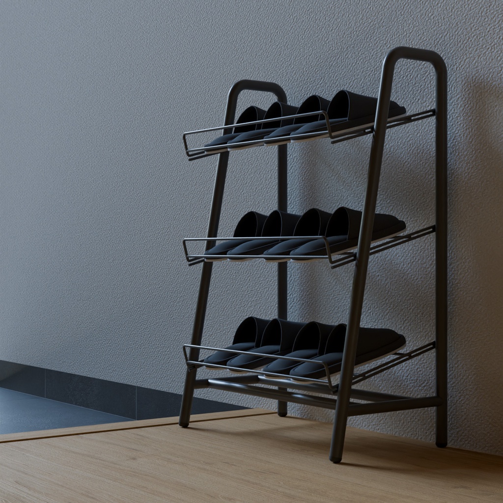 シューズラック【3Dモデル】Shoe rack