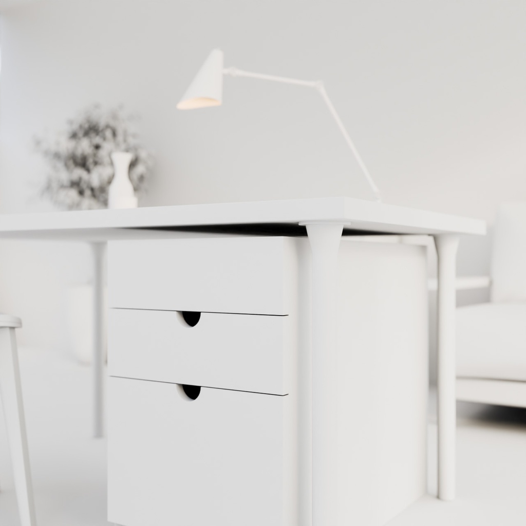 デスクチェアとデスク【3Dモデル】Desk & chair