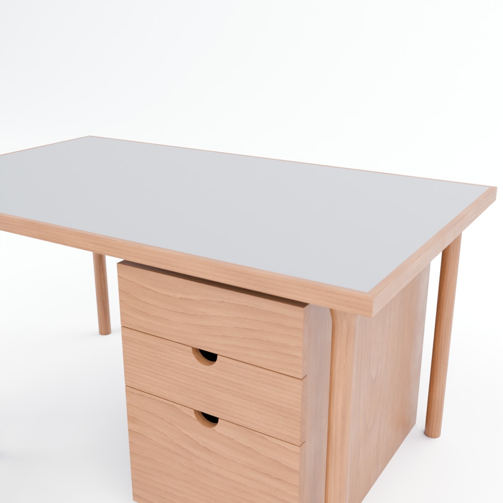 デスクチェアとデスク【3Dモデル】Desk & chair