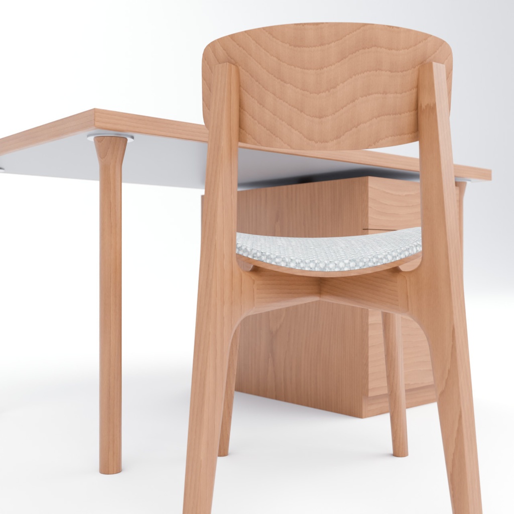 デスクチェアとデスク【3Dモデル】Desk & chair