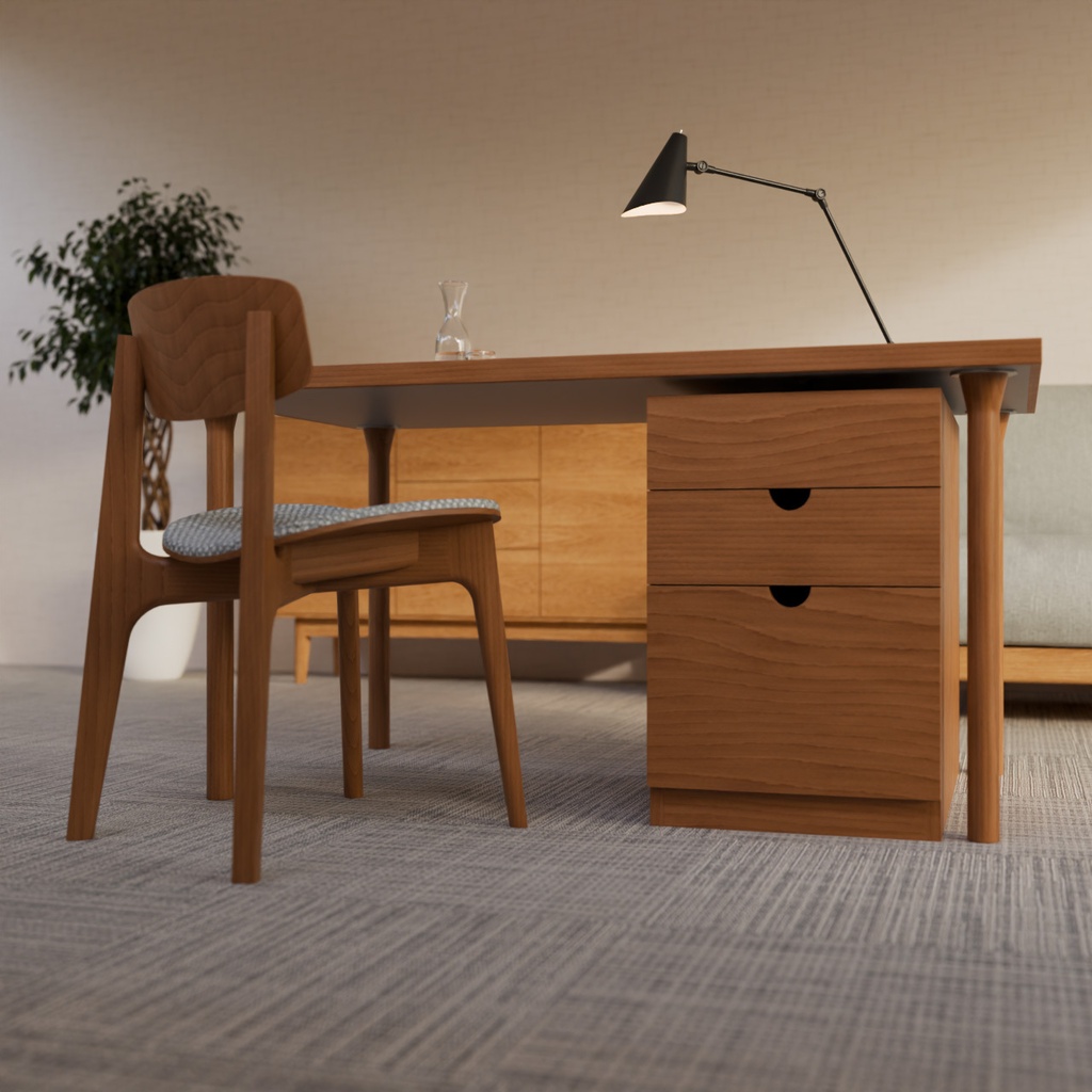 デスクチェアとデスク【3Dモデル】Desk & chair