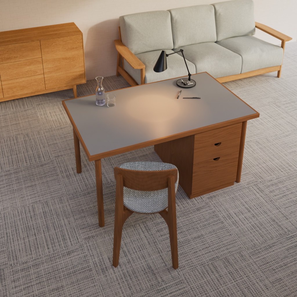 デスクチェアとデスク【3Dモデル】Desk & chair