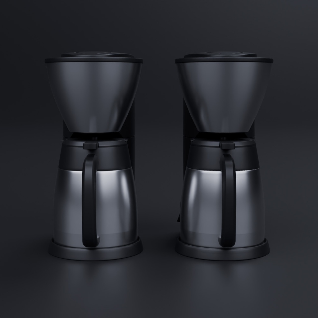 コーヒーメーカー(家庭用)【3Dモデル】Home Coffee Maker