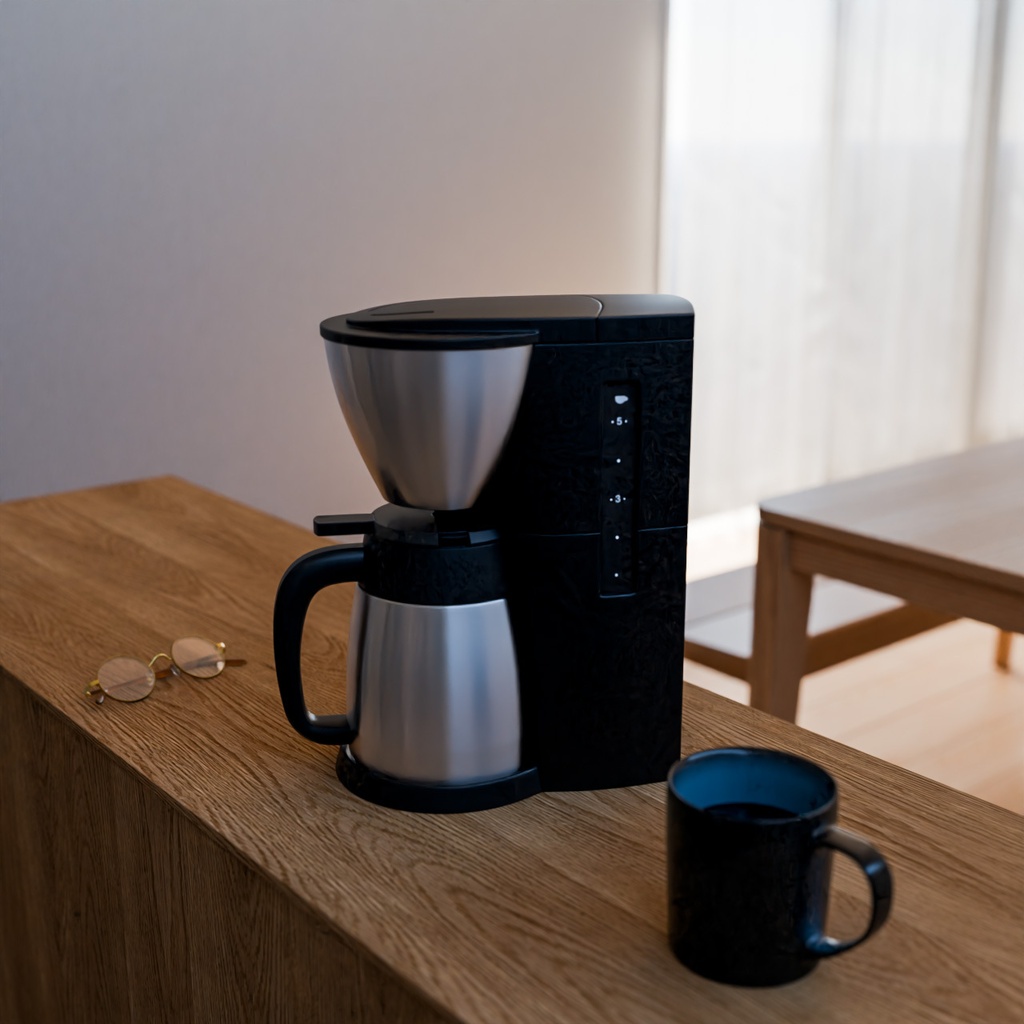 コーヒーメーカー(家庭用)【3Dモデル】Home Coffee Maker