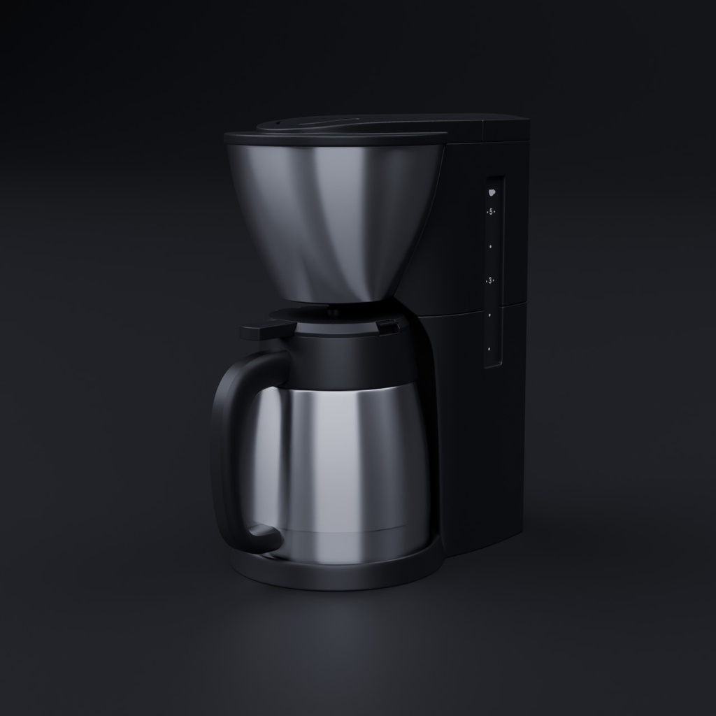 コーヒーメーカー(家庭用)【3Dモデル】Home Coffee Maker