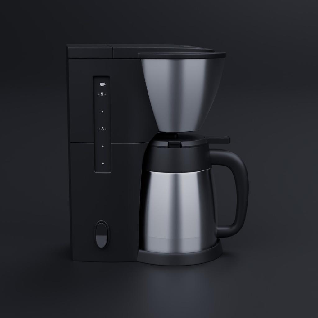 コーヒーメーカー(家庭用)【3Dモデル】Home Coffee Maker