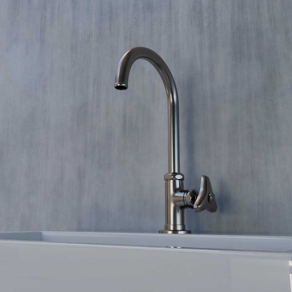 蛇口・水栓金具セット【3Dモデル】Basic Faucet Set