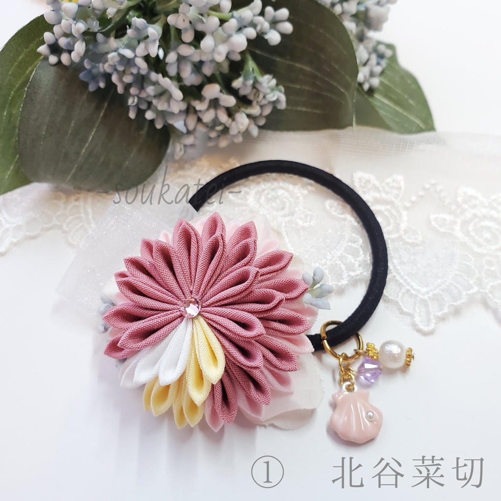 近侍つまみのヘアゴム*琉球宝刀*