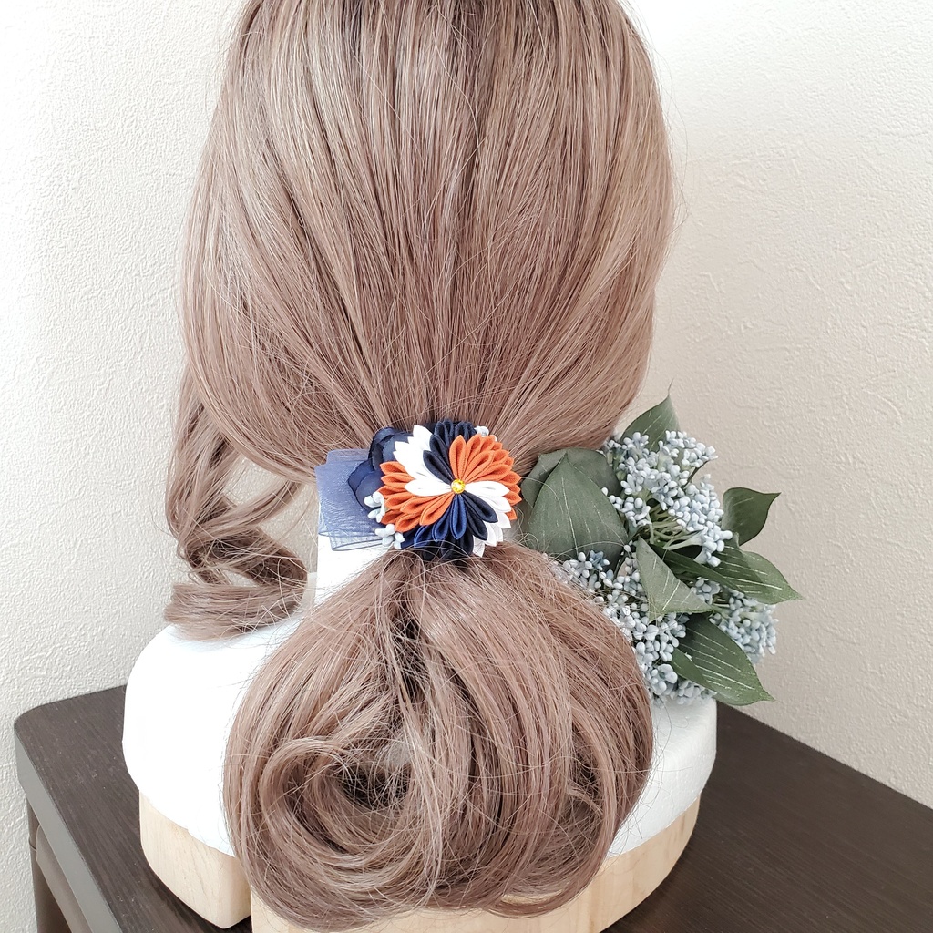 近侍つまみのヘアゴム*琉球宝刀*