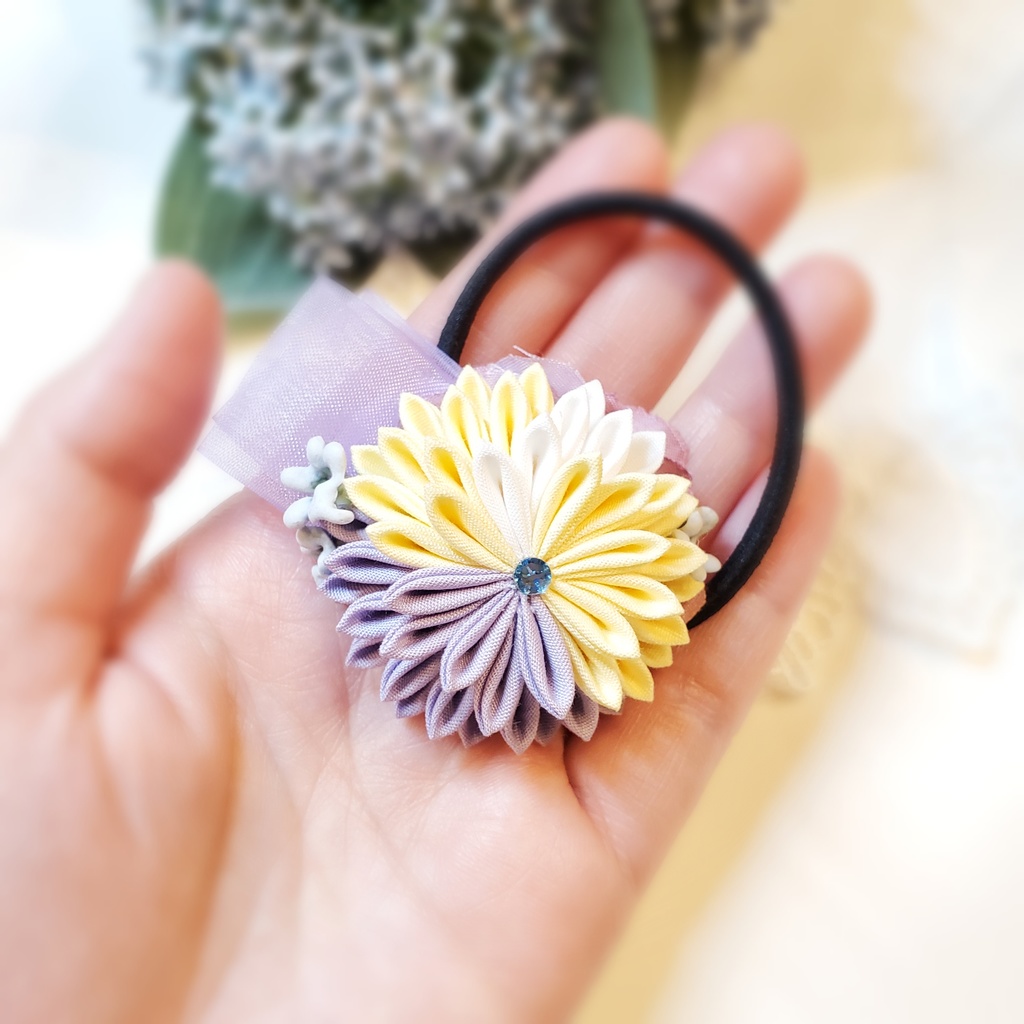 近侍つまみのヘアゴム*琉球宝刀*