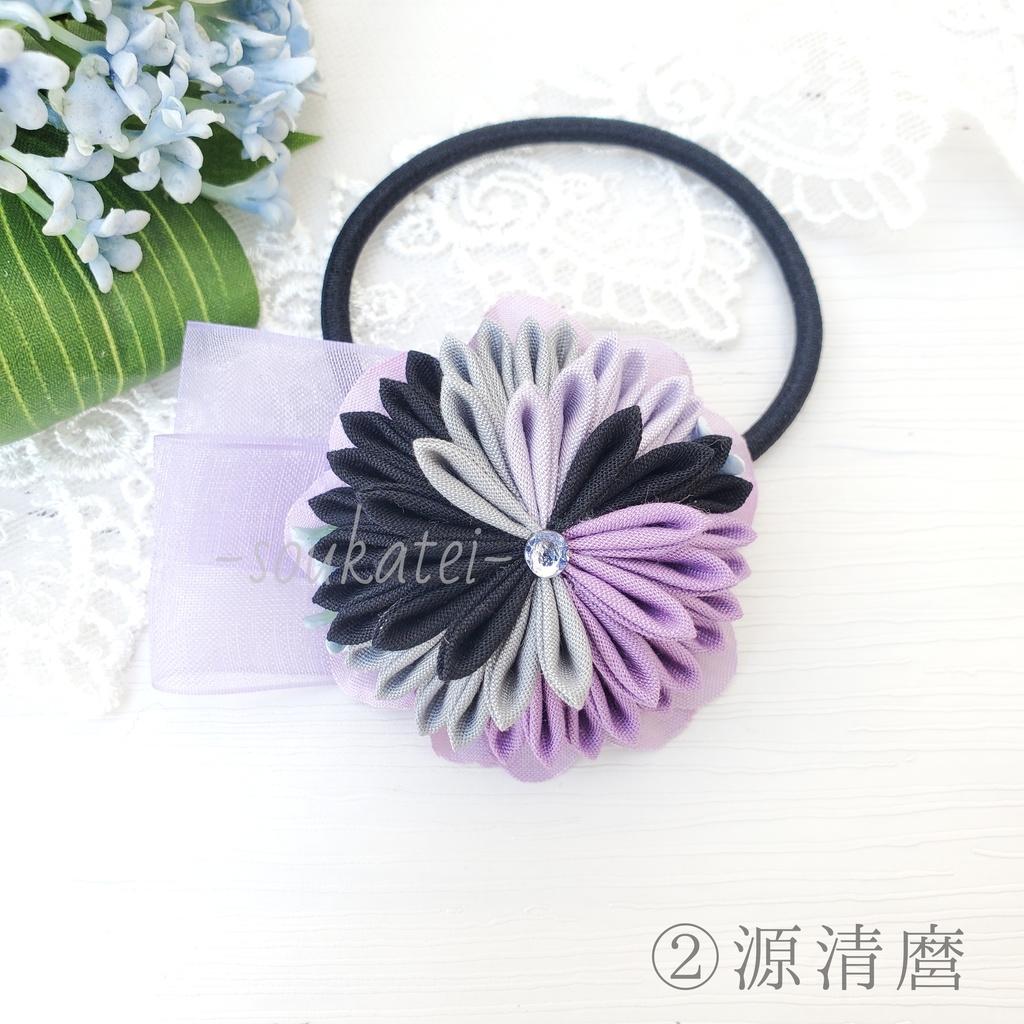 近侍つまみのヘアゴム*江戸三作*